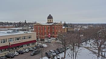 Weather camera view of City of Woodstock.