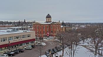 Weather camera view of City of Woodstock.
