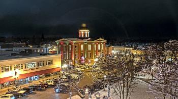 Weather camera view of City of Woodstock.