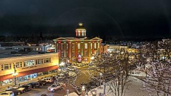 Weather camera view of City of Woodstock.