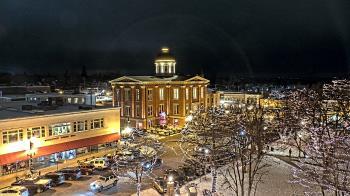 Weather camera view of City of Woodstock.