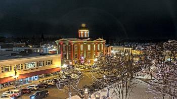 Weather camera view of City of Woodstock.