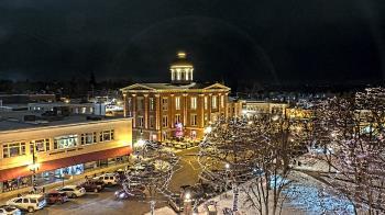 Weather camera view of City of Woodstock.