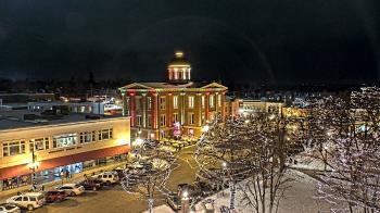 Weather camera view of City of Woodstock.