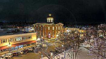 Weather camera view of City of Woodstock.