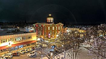 Weather camera view of City of Woodstock.