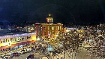 Weather camera view of City of Woodstock.