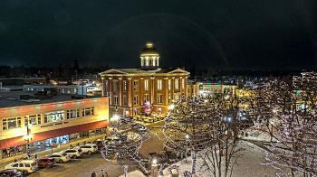 Weather camera view of City of Woodstock.