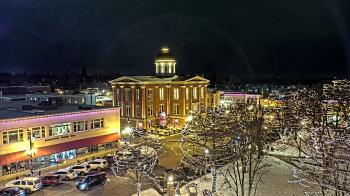 Weather camera view of City of Woodstock.