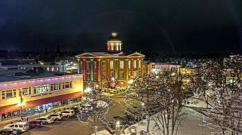 Weather camera view of City of Woodstock.