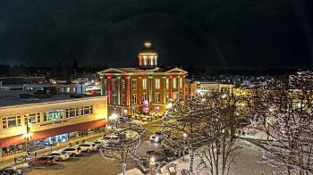 Weather camera view of City of Woodstock.