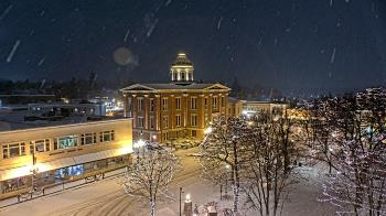 Weather camera view of City of Woodstock.