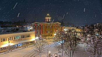 Weather camera view of City of Woodstock.