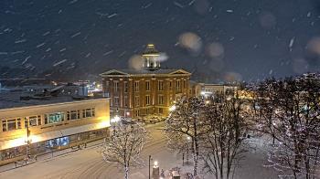 Weather camera view of City of Woodstock.