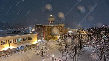 Weather camera view of City of Woodstock.