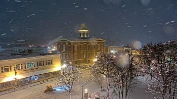 Weather camera view of City of Woodstock.