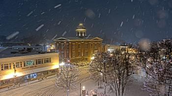Weather camera view of City of Woodstock.
