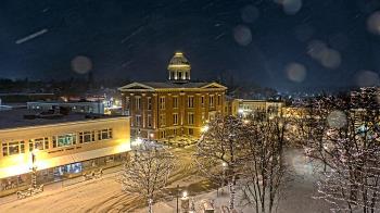 Weather camera view of City of Woodstock.