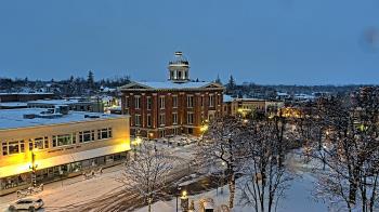 Weather camera view of City of Woodstock.