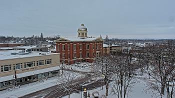 Weather camera view of City of Woodstock.