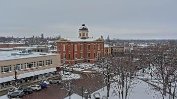 Weather camera view of City of Woodstock.