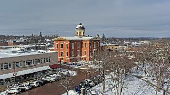 Weather camera view of City of Woodstock.