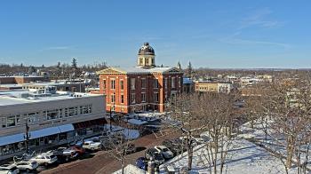 Weather camera view of City of Woodstock.