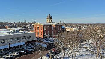 Weather camera view of City of Woodstock.