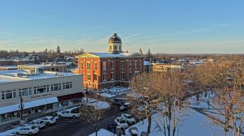 Weather camera view of City of Woodstock.