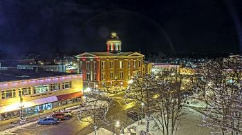 Weather camera view of City of Woodstock.