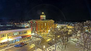 Weather camera view of City of Woodstock.