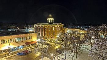 Weather camera view of City of Woodstock.