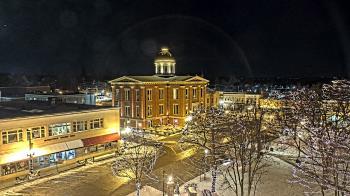 Weather camera view of City of Woodstock.