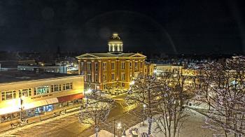 Weather camera view of City of Woodstock.