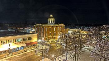 Weather camera view of City of Woodstock.