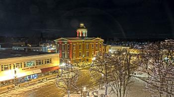 Weather camera view of City of Woodstock.