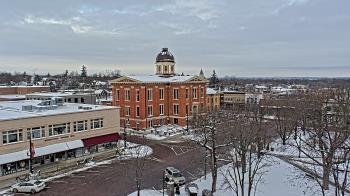 Weather camera view of City of Woodstock.