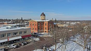 Weather camera view of City of Woodstock.