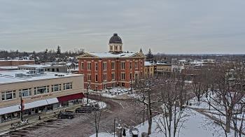 Weather camera view of City of Woodstock.