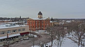 Weather camera view of City of Woodstock.
