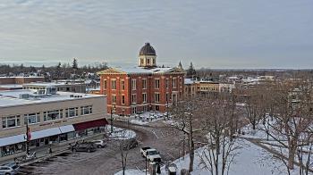 Weather camera view of City of Woodstock.
