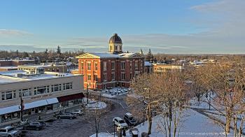 Weather camera view of City of Woodstock.