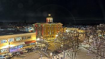 Weather camera view of City of Woodstock.