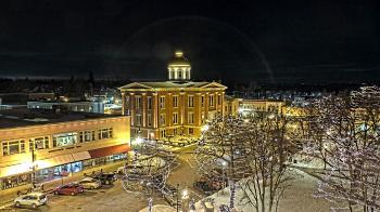 Weather camera view of City of Woodstock.