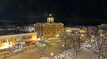 Weather camera view of City of Woodstock.