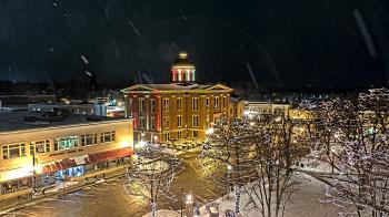 Weather camera view of City of Woodstock.