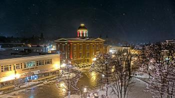 Weather camera view of City of Woodstock.