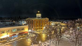 Weather camera view of City of Woodstock.