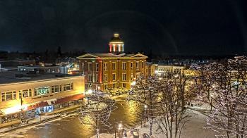 Weather camera view of City of Woodstock.