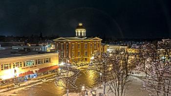 Weather camera view of City of Woodstock.